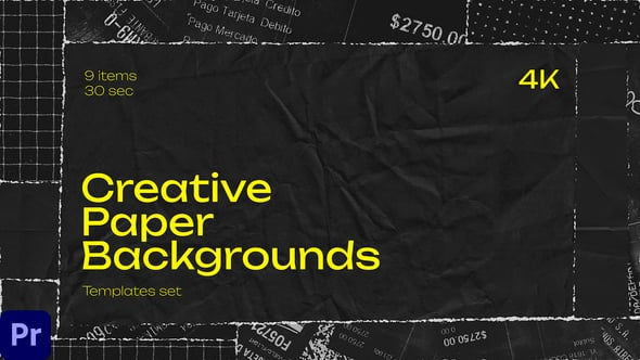 Creative Paper Backgrounds MOGRT（220051）-技能树